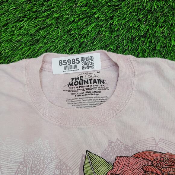 Western Skull Flower Art Shirt Medium 20x28 The-Mountain - Picture 10 of 14